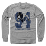 Mens Long Sleeve Heather Gray