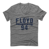 Mens Men's V-Neck Heather Gray