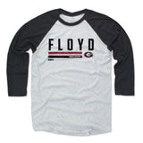 Mens Baseball T-Shirt Black / Ash